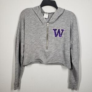 $5 Sale Victoria’s Secret University of Washington College sweatshirt crop